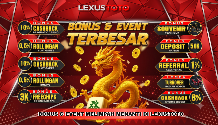BONUS & EVENT TERBESAR ( JANGAN DI TURUNKAN )